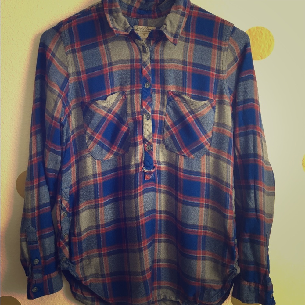 Flannel long sleeve shirt